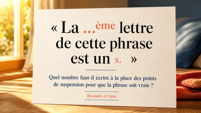 La lettre x | Tangente