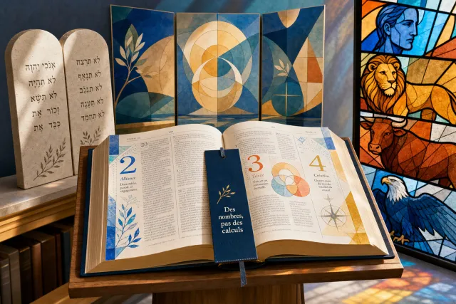 Symbolisme des nombres dans la Bible : sens spirituel de 2, 3 et 4
