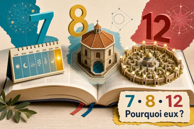 Les nombres sacrés de la Bible : 7, 8 et 12