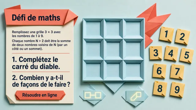 Le carré du diable - Défi mathématique