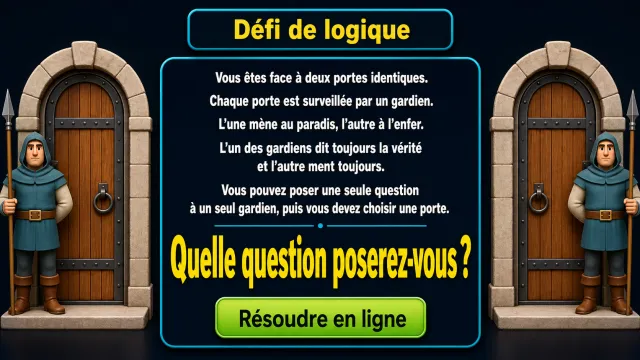 Enigme : Les portes du paradis et de l'enfer et les deux gardiens