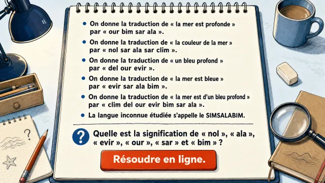 Simsalabim - Puzzle de décodage linguistique