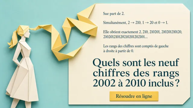 Sue a de la suite dans les idées | Tangente