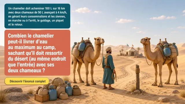♦♦ Le chamelier