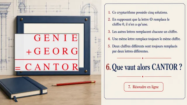 Un génie prénommé Georg | Tangente