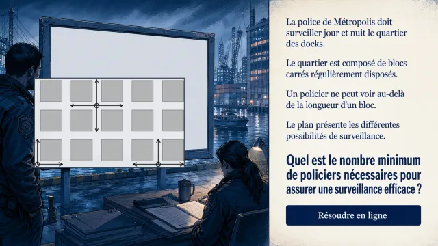 Surveillance intégrale : problème de grille | Tangente