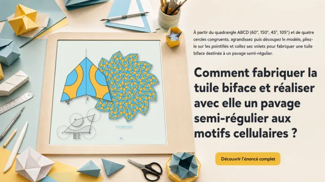 Atelier pavage avec motifs géométriques | Tangente