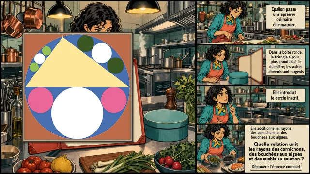 Sangaku en cuisine : géométrie et nouvell… | Tangente