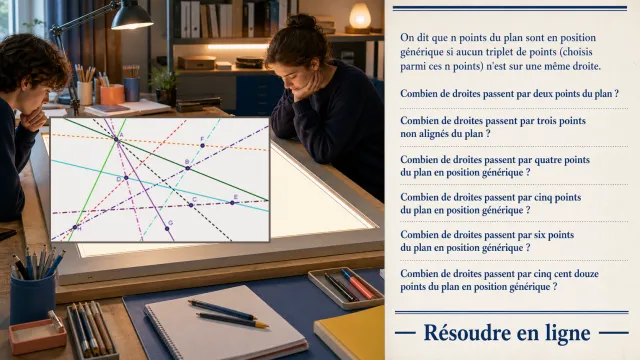 Droites en folie — Défi de mathématiques | Tangente
