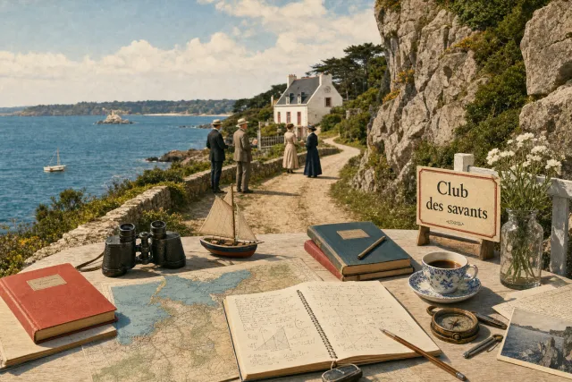 Marie Curie, Borel, Perrin : le club savant d'une presqu'île bretonne