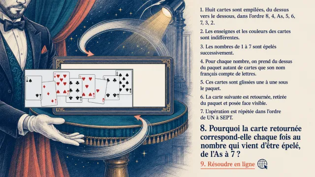 Tour de magie mathématique : le comptage prédictif