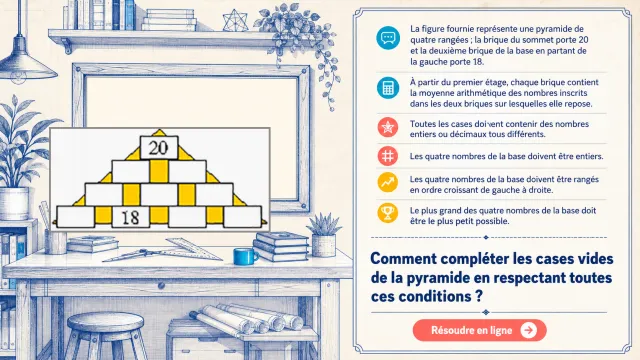 ♦♦ La pyramide