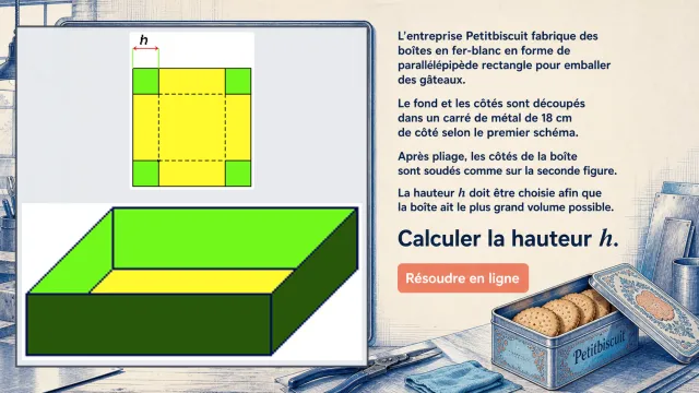Problème : Le cahier des charges | Tangente