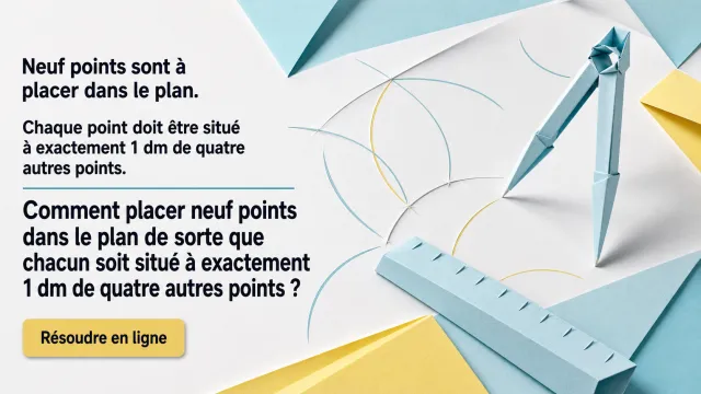 Un cas particulier — 9 points équidistants | Tangente