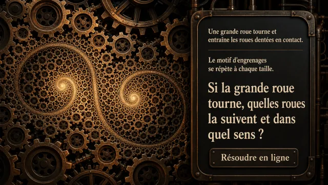 Engrenages fractals : geometrie autosimilaire | Tangente