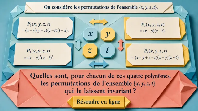 Problème : invariants de polynômes | Tangente