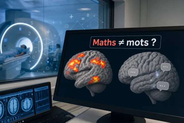 Pensez-vous en mots quand vous résolvez une équation ?