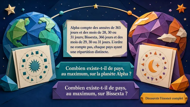 Alpha et Bissexta : calendriers et partitions | Tangente