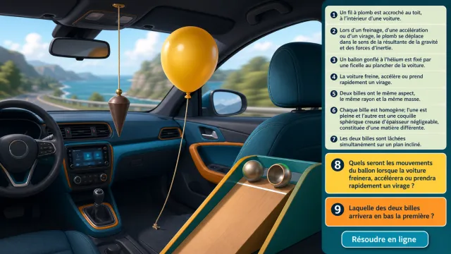 Ballons et billes : physique contre-intuitive | Tangente