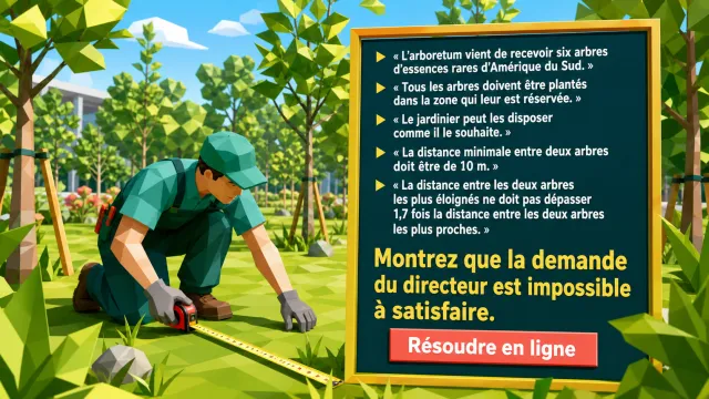 Le problème du jardinier — Défi de mathématiques | Tangente