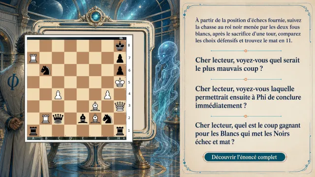 Le boss des mats : une partie d'échecs résolue | Tangente