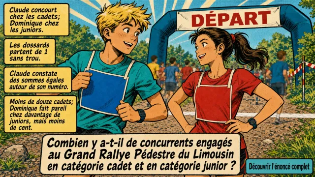 Grand rallye pédestre : combien de concurrents ? | Tangente