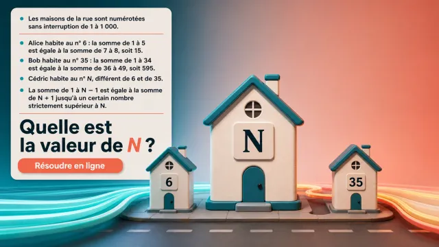 Une rue, somme toute : défi mathématique | Tangente
