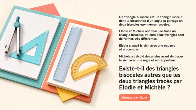 Triangles bisocèles : combien en existe-t-il ?