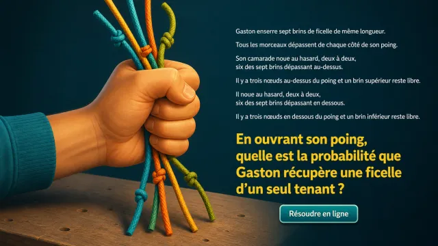Nouons des liens : probabilités et nœuds | Tangente