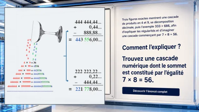 Des cascades numériques