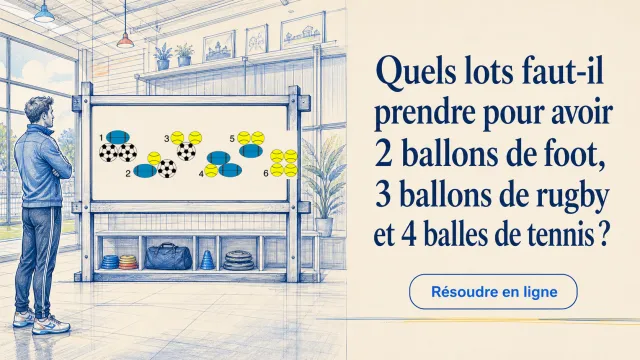 Que de ballons : choisissez les bons lots | Tangente
