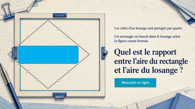 Le rapport géométrique - Problème de maths | Tangente
