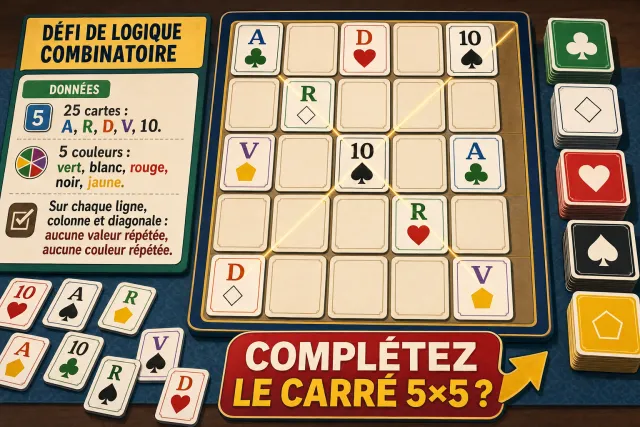 Probleme de logique : Les couleurs du paradis
