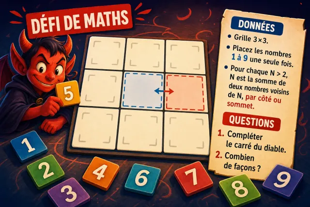 Le carré du diable : un défi mathématique diabolique