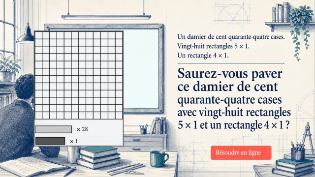 Un pavage délicat - Problème géométrique | Tangente