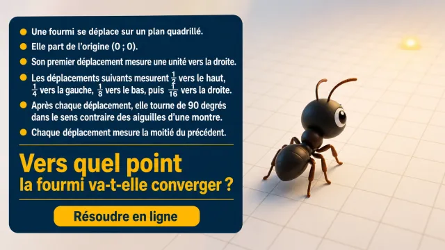 La fourmi : vers quel point converge-t-elle ? | Tangente