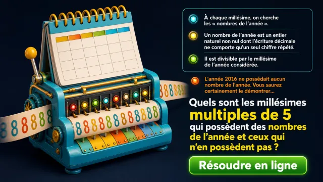 Les nombres de l annee : repunits et Fermat | Tangente