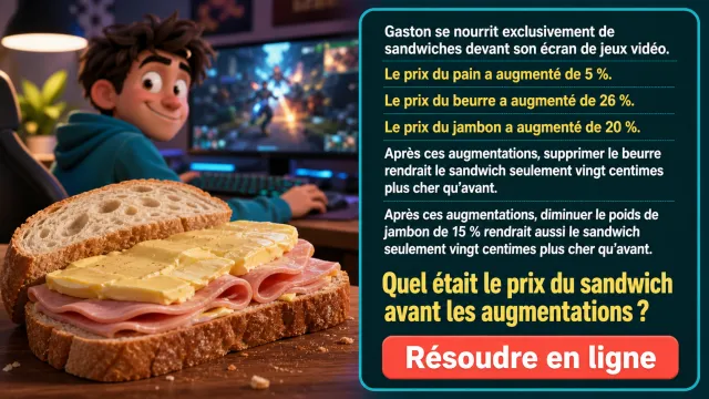♦♦ Jambon-beurre