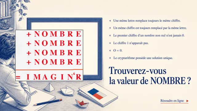 Cryptarithme : trouvez la valeur de NOMBRE | Tangente