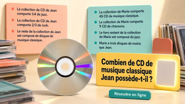 Des amateurs de musique : problème de CD | Tangente
