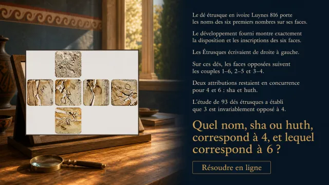 Des histoires de dés : archéologie et maths | Tangente