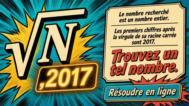 La racine de l'année : 2017 après la virgule | Tangente