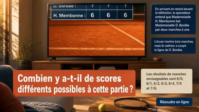 Roland Garros : combien de scores possibles ? | Tangente