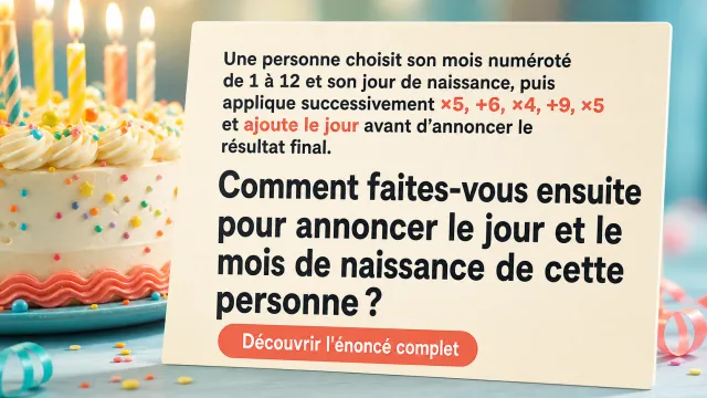 ♦♦ L’anniversaire