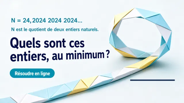 Une fraction a retrouver : 24,2024 2024... | Tangente