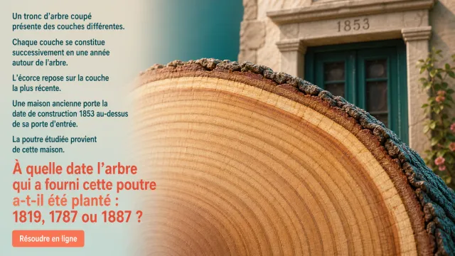 Un peu de dendrochronologie – Dater une poutre | Tangente