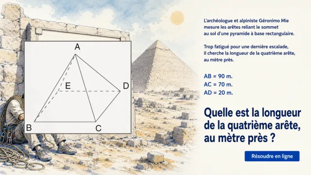 La pyramide de Toutanbhêton – Géométrie 3D | Tangente