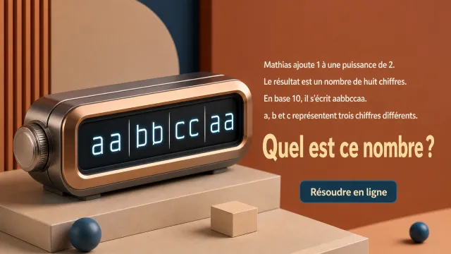 Le nombre de Mathias : puissance de 2 en aabbccaa | Tangente