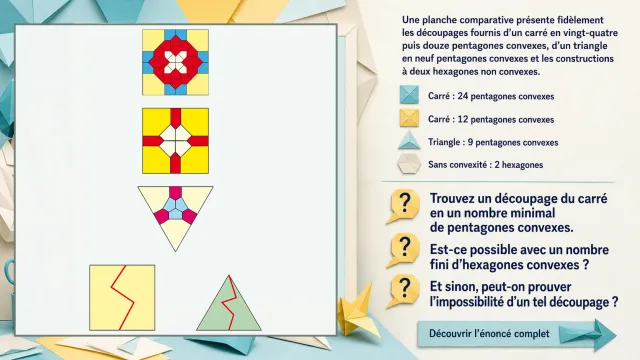 Pentagonons, mais en restant convexes | Tangente