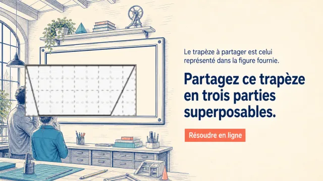 Partage d'un trapèze - Défi mathématique | Tangente